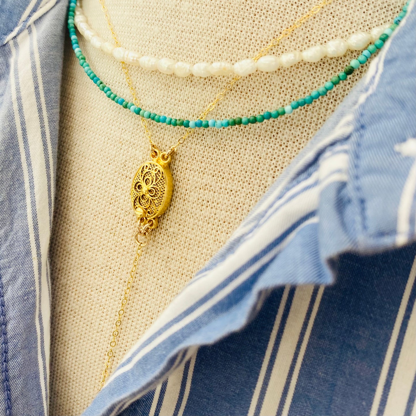 Vintage Clasp Necklace