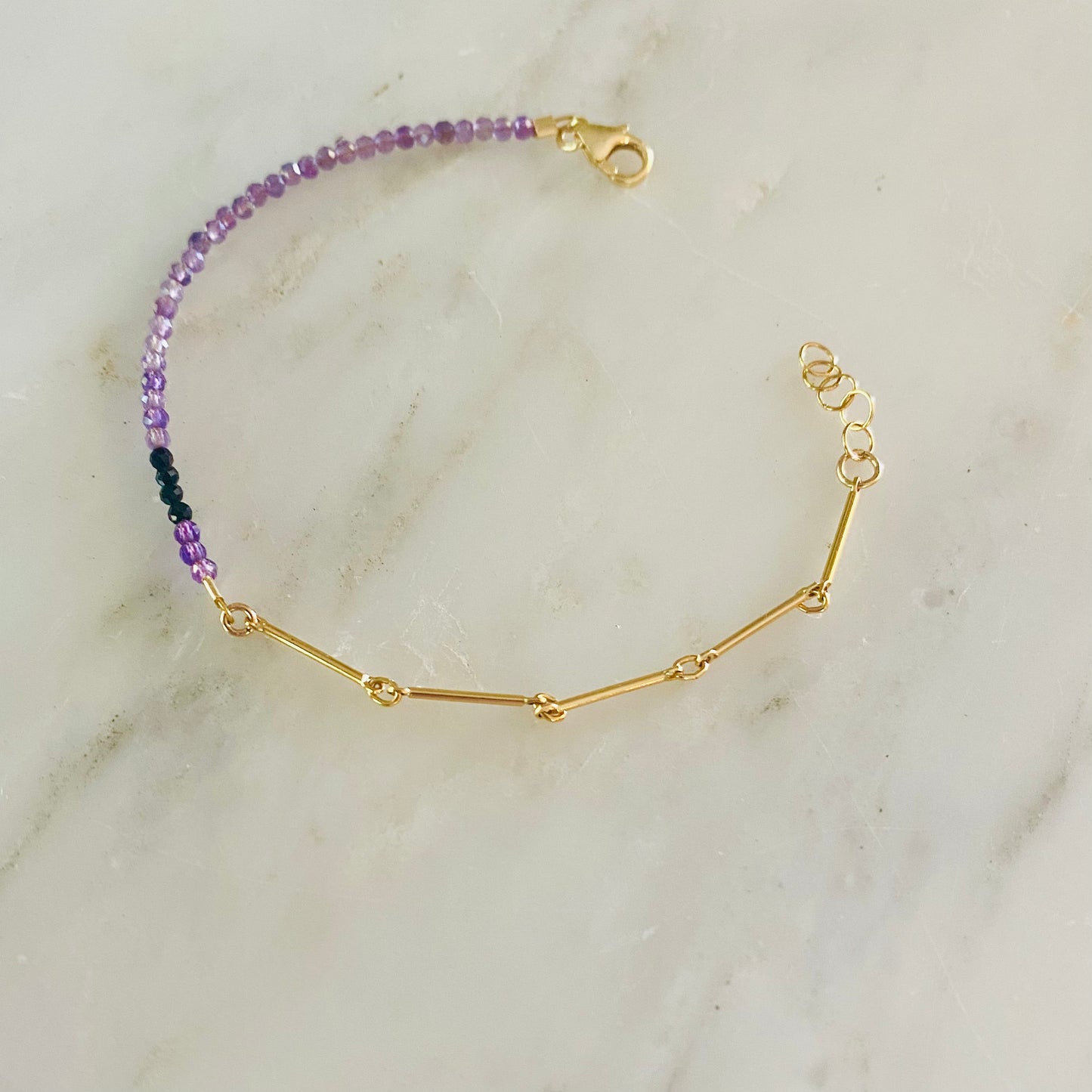 Micro Gem Rugby Hybrid Bracelet