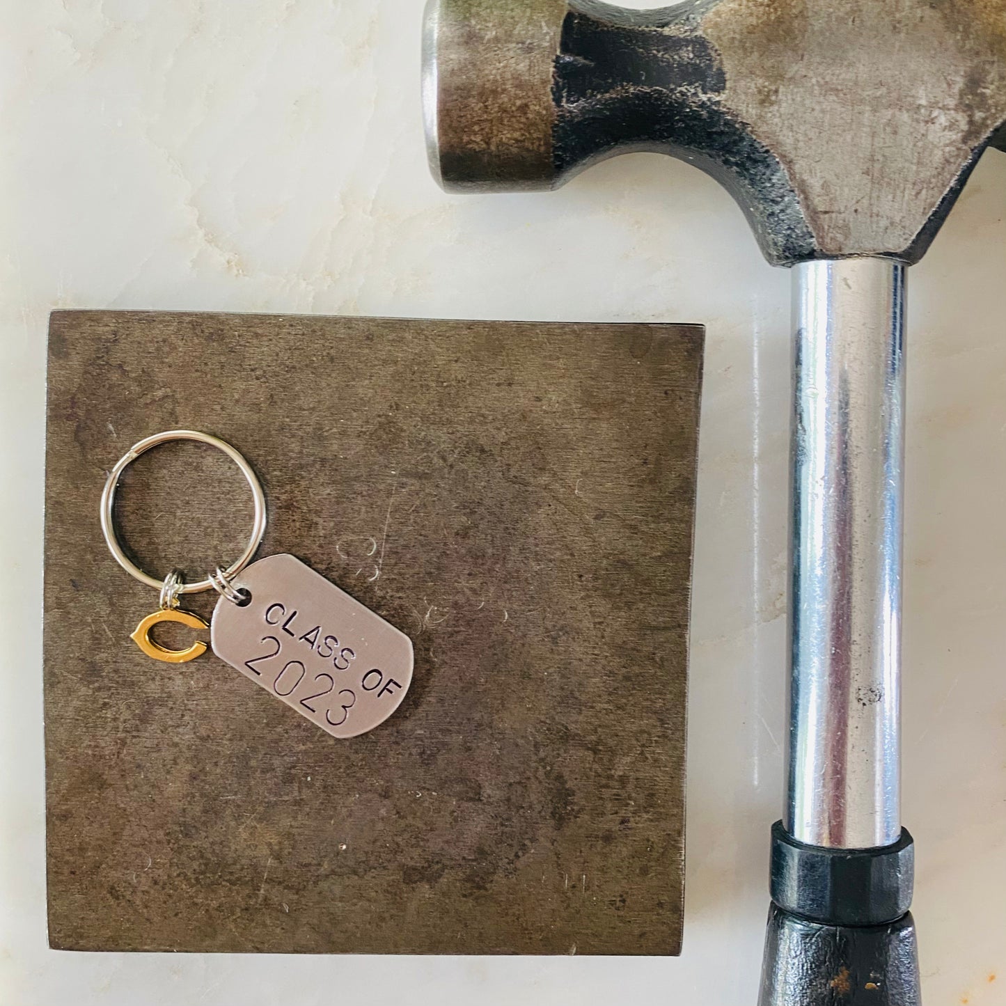 Carlsbad C + Tag Keychain