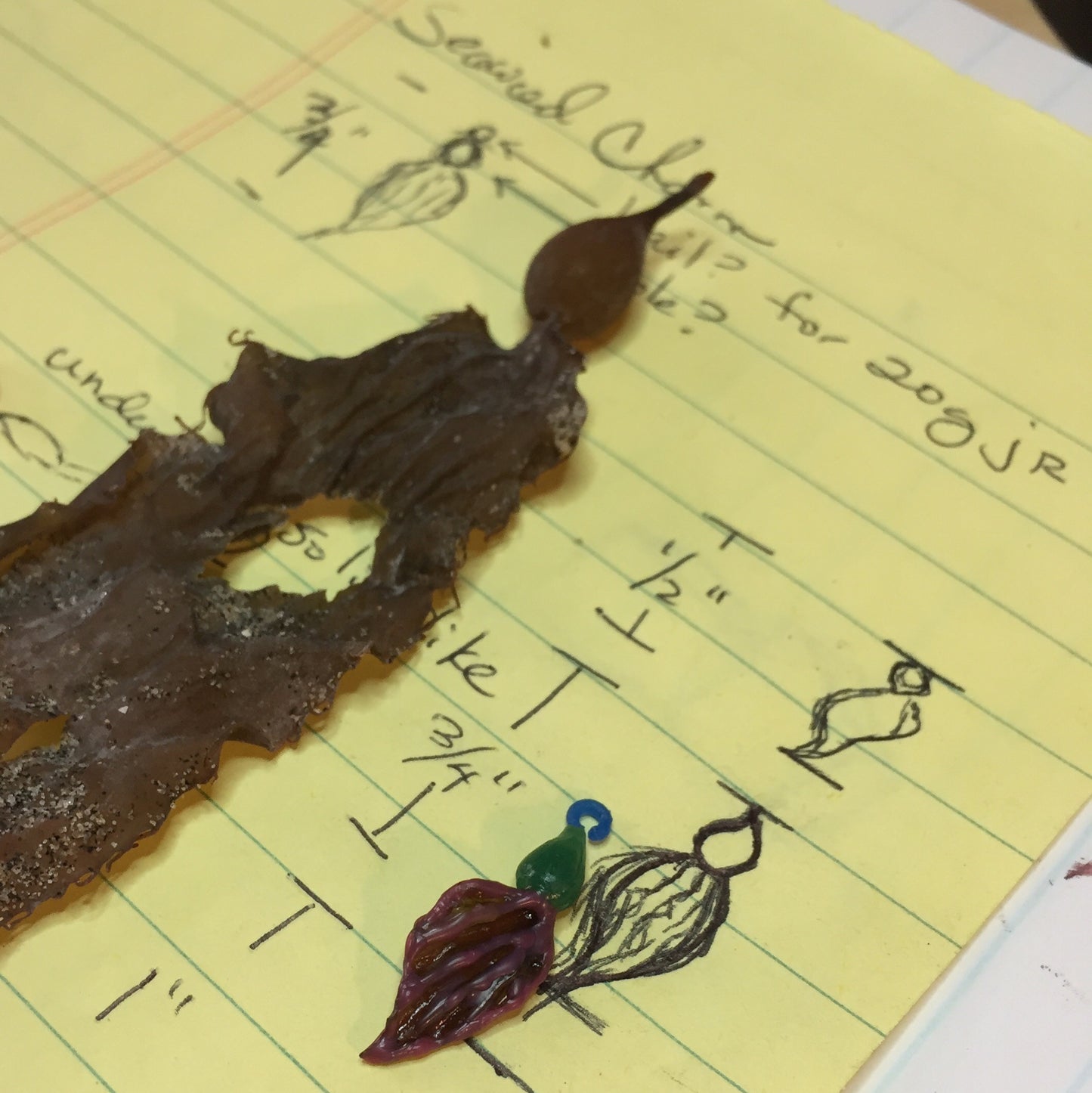 Kelp Chain Ear Threaders
