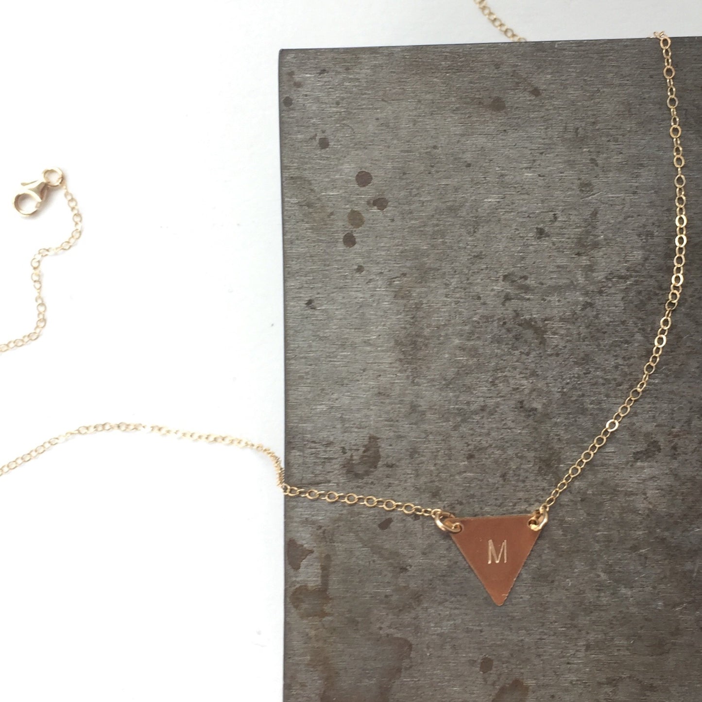 The Triangle Tag Necklace