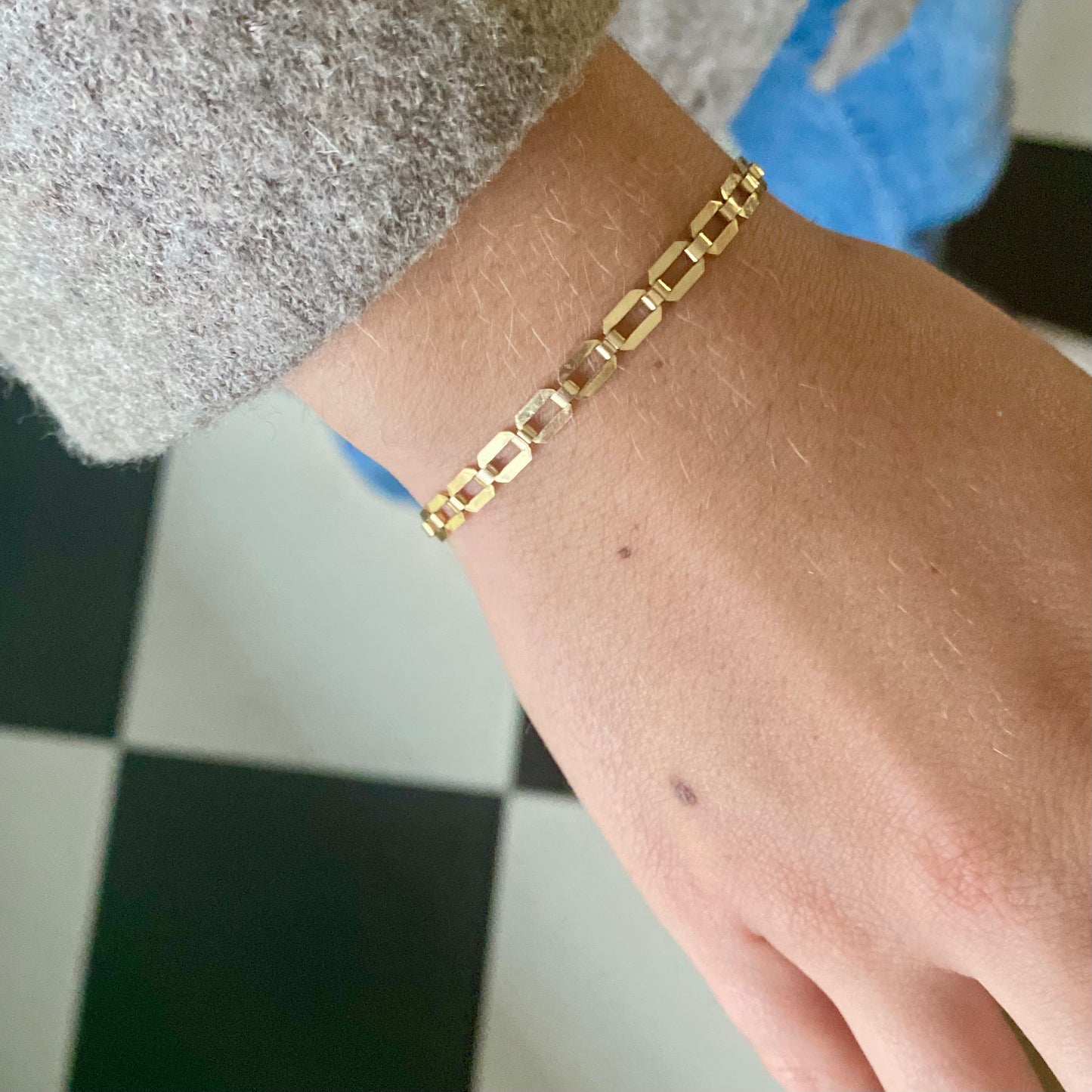 Beveled Rectangle Bracelet