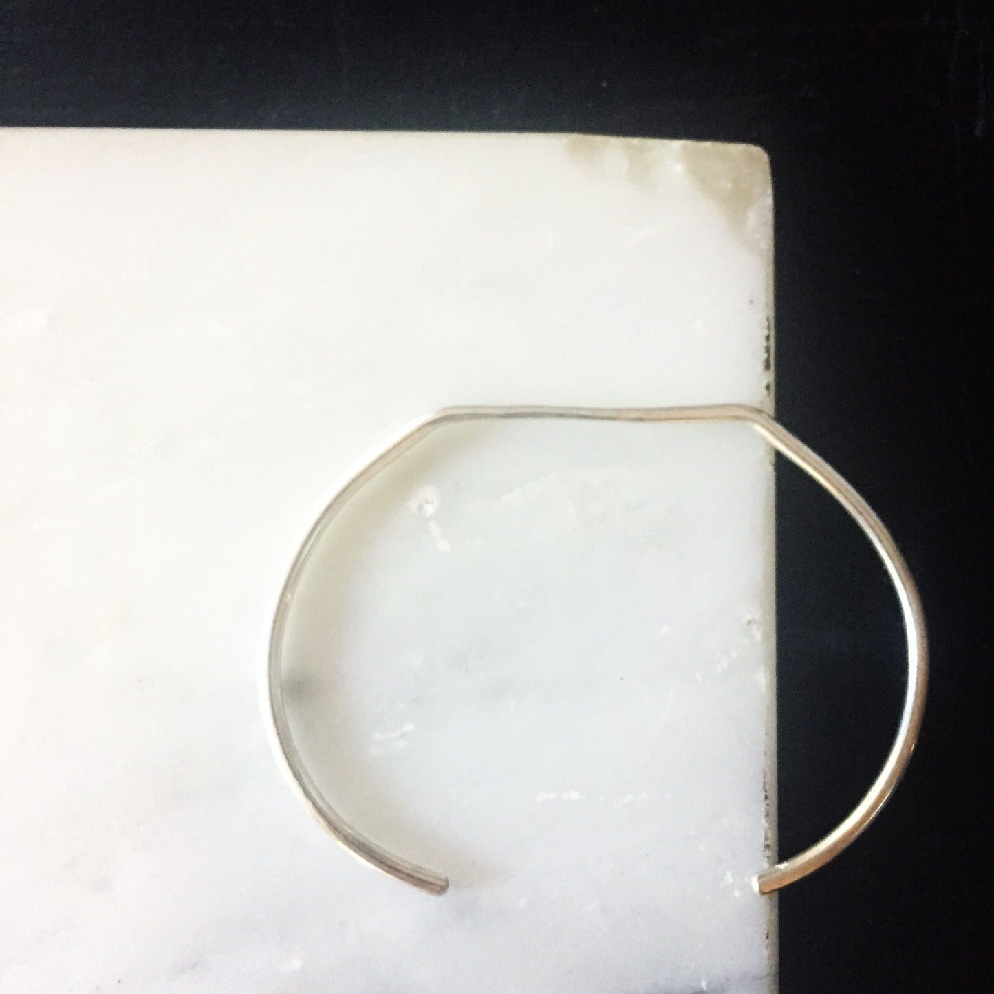 Argentium Sterling Silver Flattop Cuff