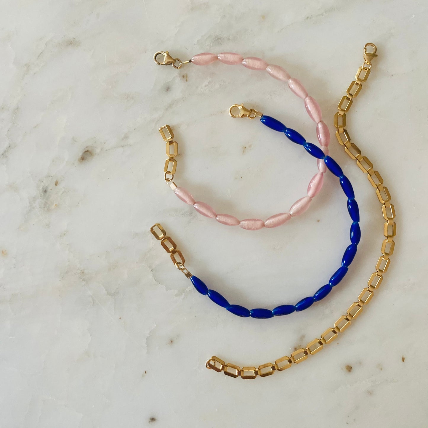 Glass Bead Bracelet