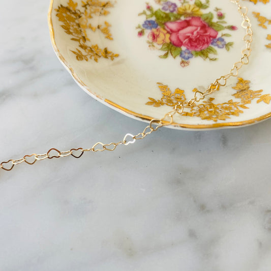 Tiny Heart Link Bracelet