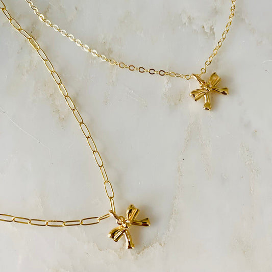 The Tiny Bow Necklace