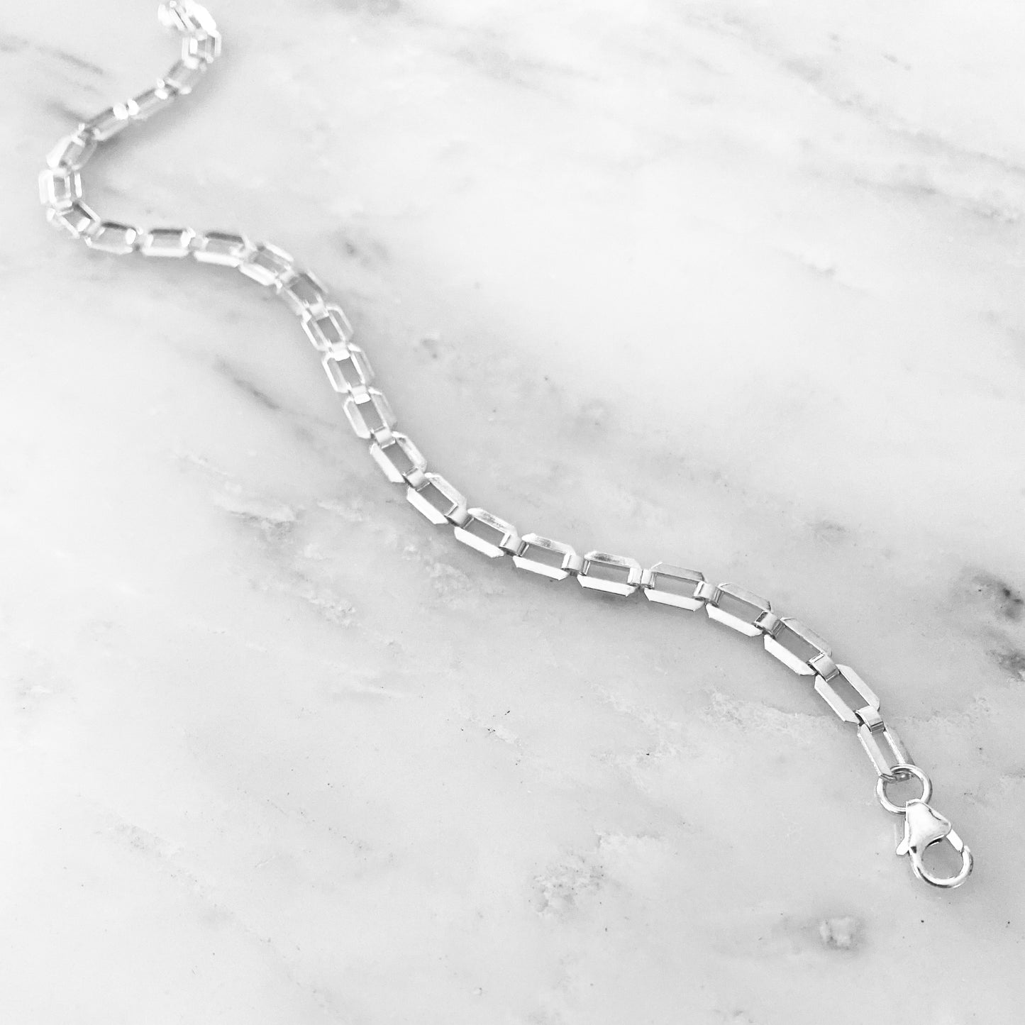Beveled Rectangle Necklace