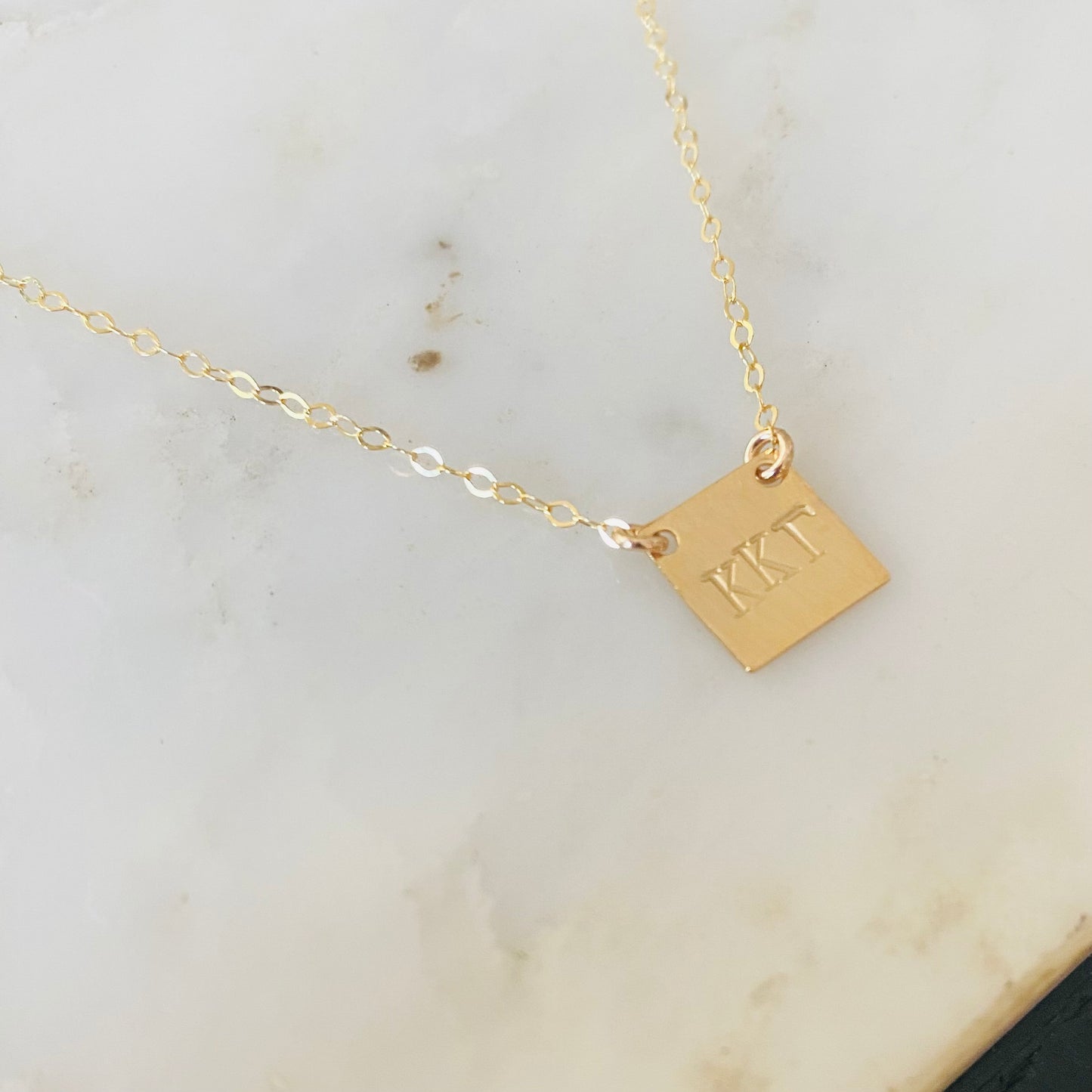 The Square Tag Necklace