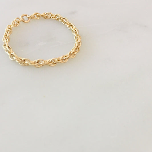 French Rope Chain Ring
