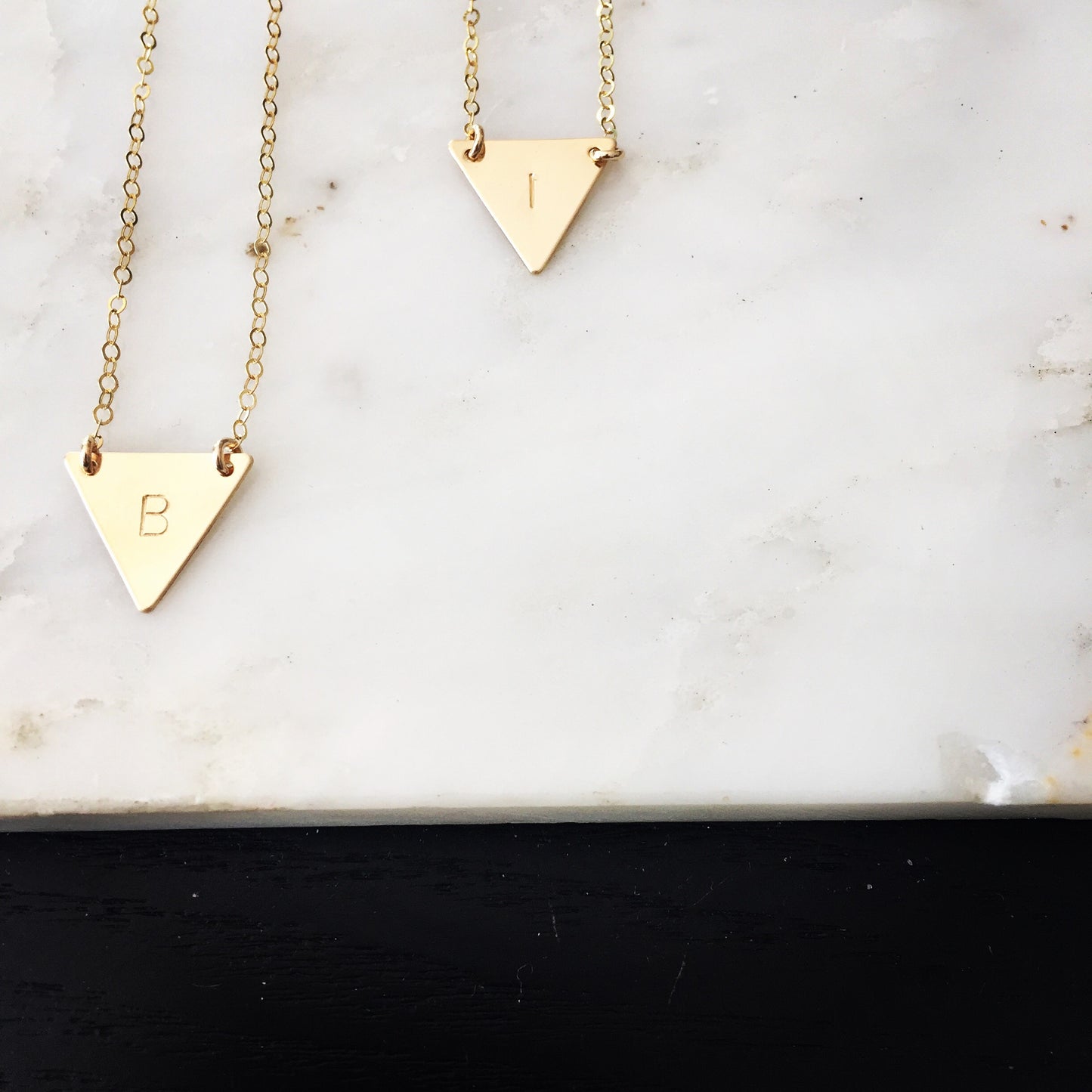 The Triangle Tag Necklace
